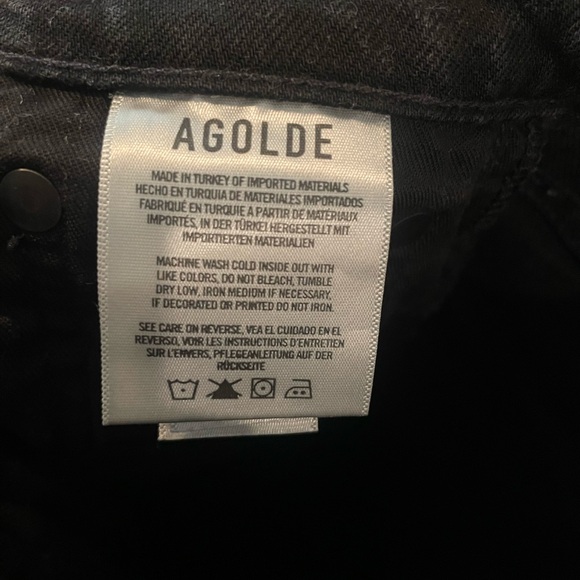 Agolde Riley Black Jeans - Picture 4 of 5